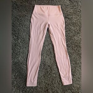 Lululemon Light Pink High-Waisted Leggings